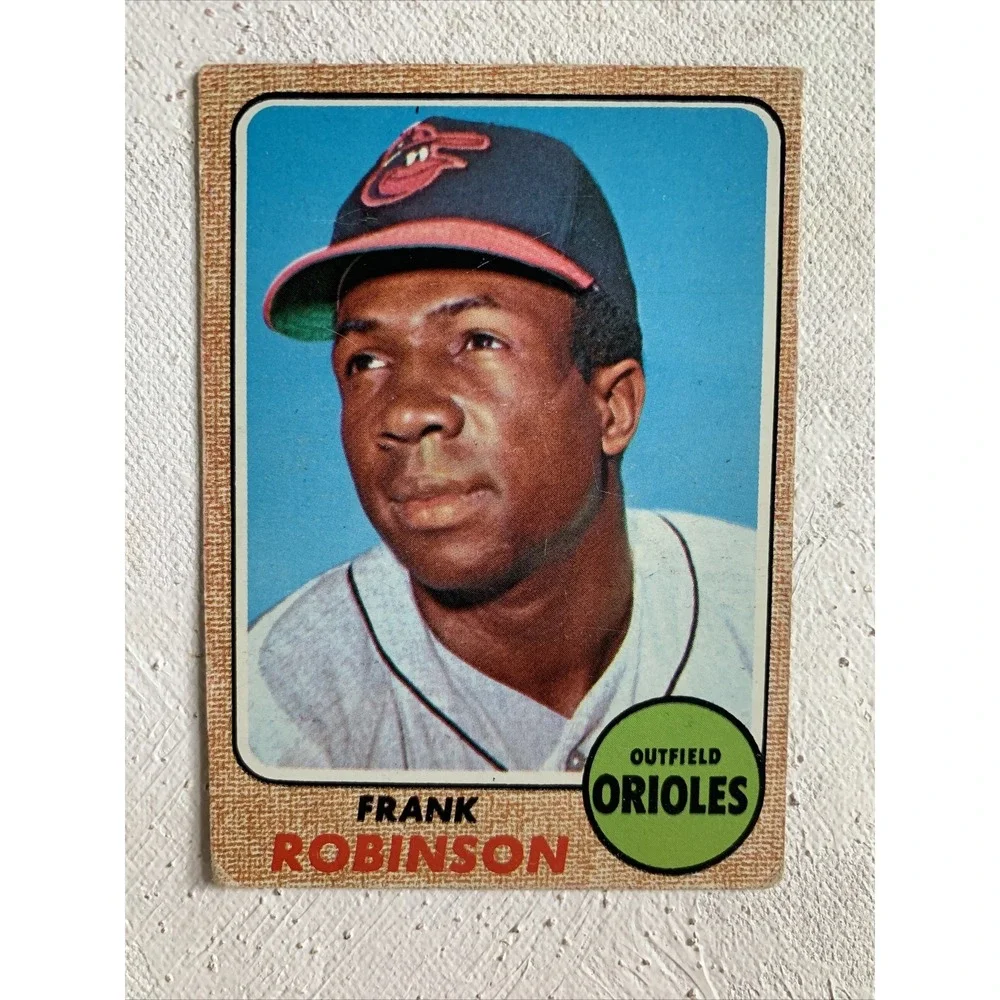 1968 TOPPS #500 FRANK ROBINSON VG CONDITION VINTAGE BASEBALL CARD HOF